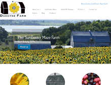 Tablet Screenshot of dakeynefarm.com